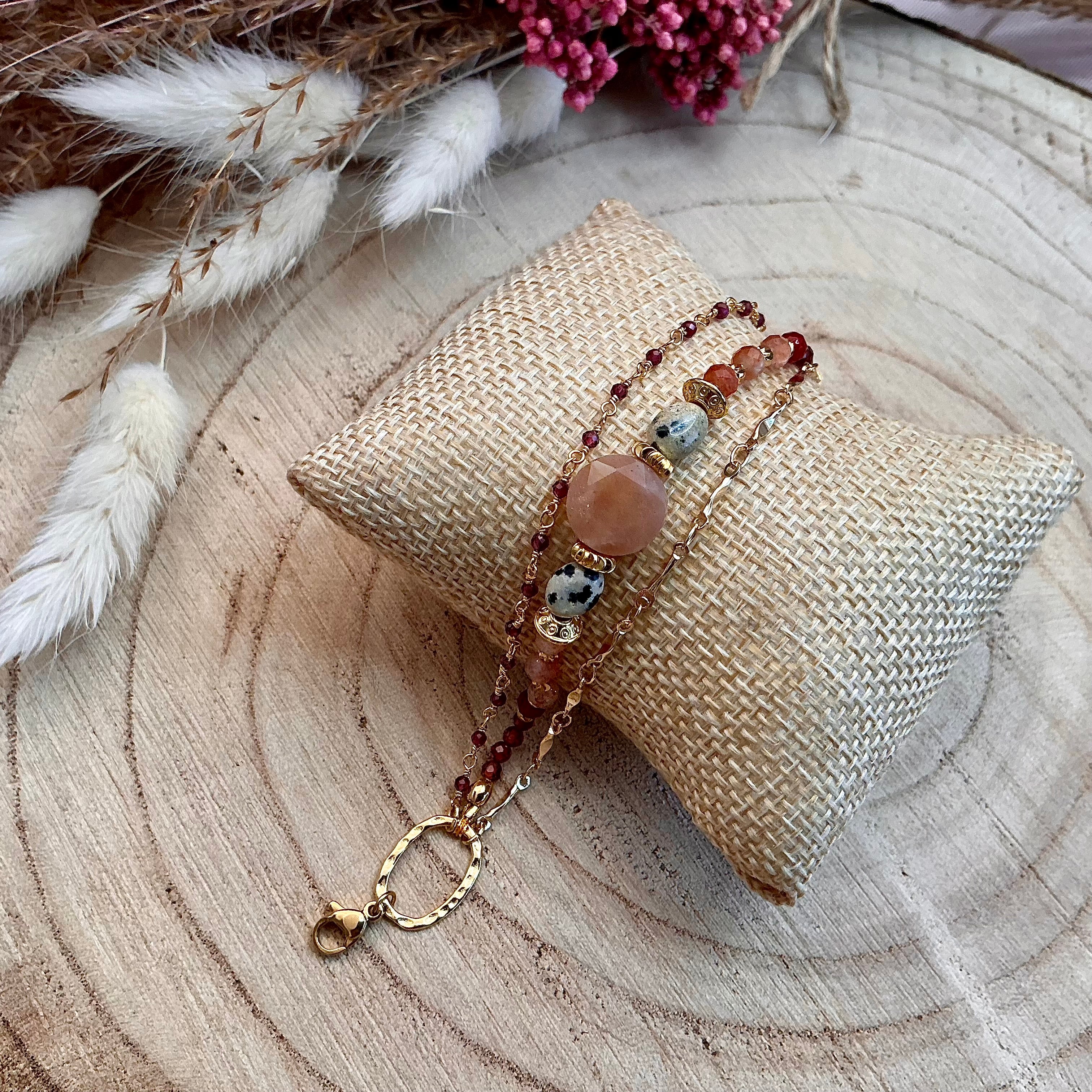 Bracelet triple rangs Mélina